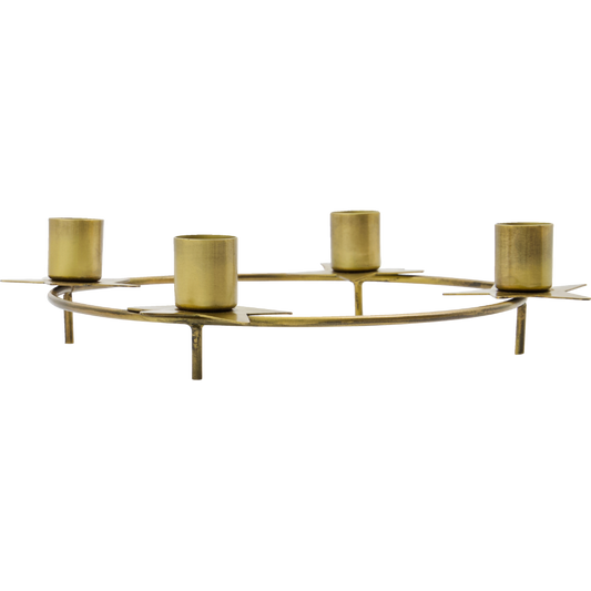 Kerzenhalter STAGE | Rund, Messing