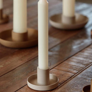 Kerzenständer für dünne Kerzen | aschgrau