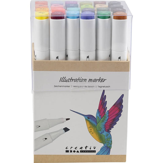 Twin Marker Filzstifte 24 Stk.