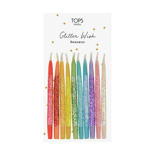 Geburtstagskerzen 10 Stk. GLITTER-WISH
