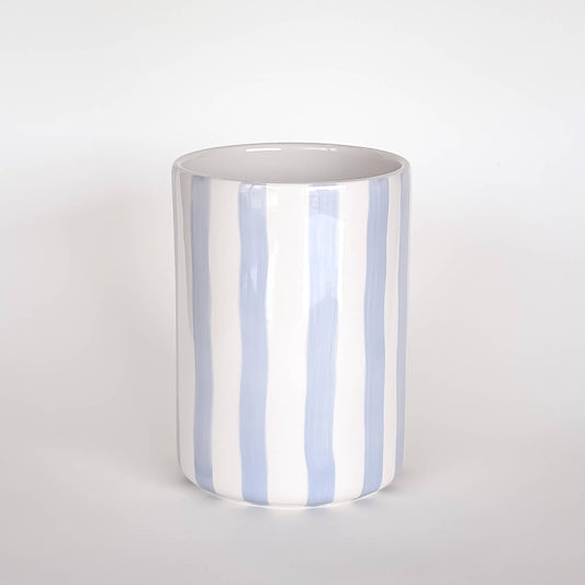 Vase STRIPES | Hellblau