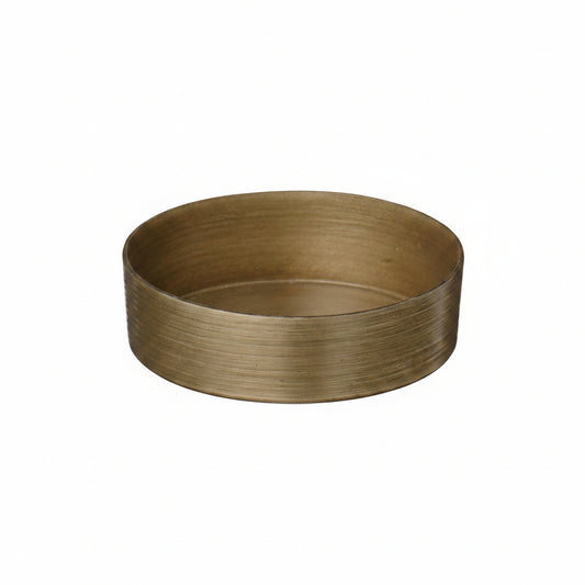 Kerzenhalter Blockkerze ∅ 6cm | Messing
