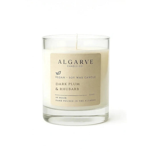 Duftkerze DARK PLUM & RHUBARB - interiør butik