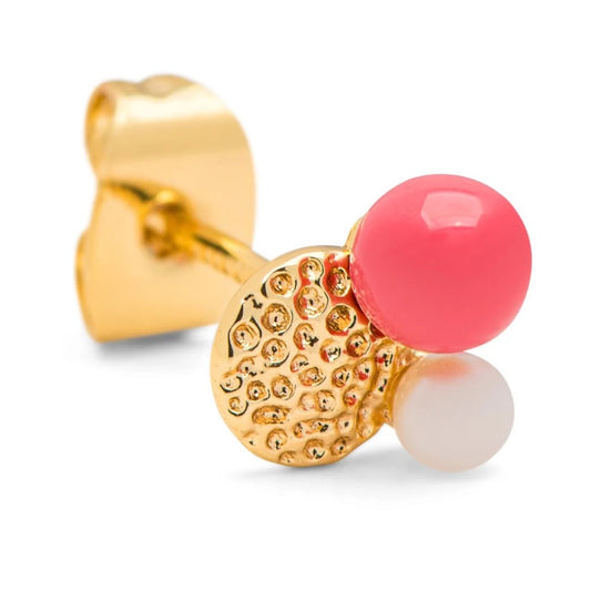 Ohrstecker BOUQUET PLATE | Coral