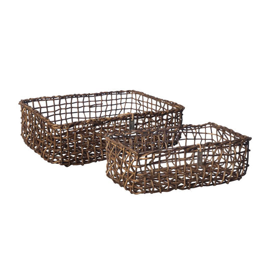 Korb aus Rattan | in zwei Grössen - interiør butik