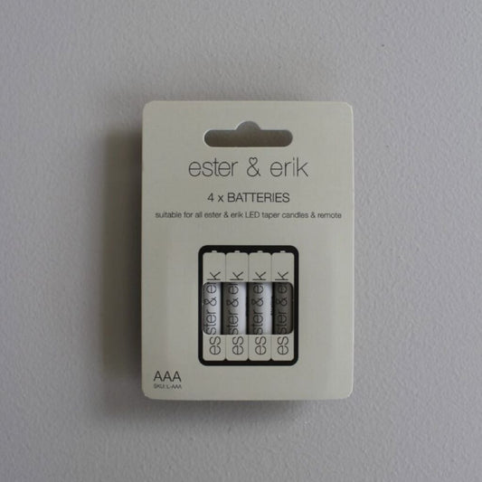 Batterien AAA für LED-Stabkerzen & Fernbedienung
