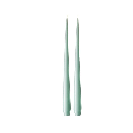 Handgezogene Kerze 2 Stk. | Jade - interiør butik
