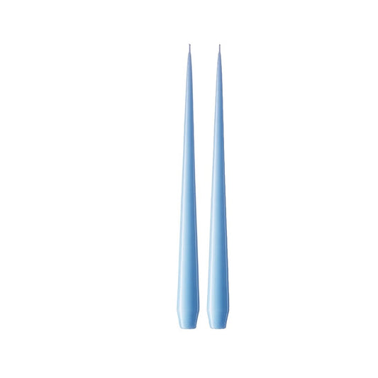 Handgezogene Kerze 2 Stk. | Sky Blue - interiør butik