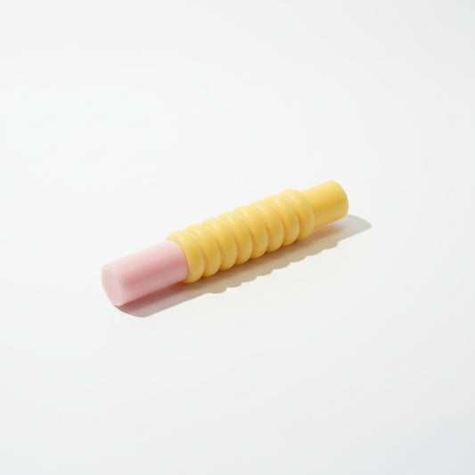 Stabkerzen 15cm | gelb-rosa - interiør butik