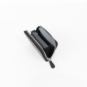 Reissverschluss Portemonnaie mini | Black-Silver