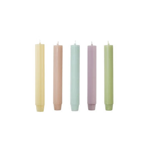 5er Kerzenset 18cm verschiedene Farben