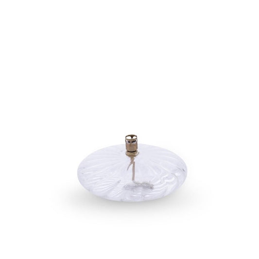 Öllampe DISC ELEGANT | transparent, in zwei Grössen - interiør butik