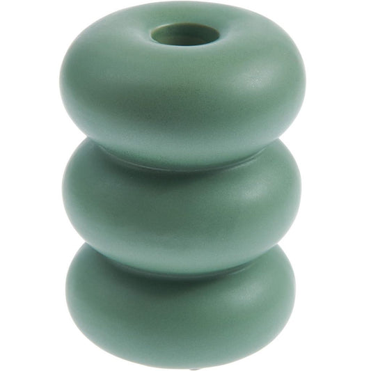 Kerzenhalter RINGE | large, grüngrau