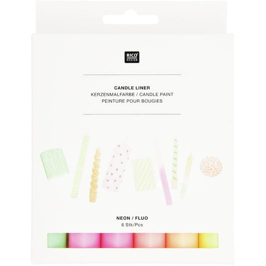 Kerzenmalfarbe 6er Set | in verschiedenen Farben