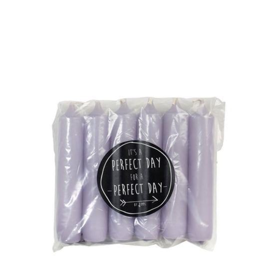 6er Pack Kerzen 12cm | Lavendel - interiør butik