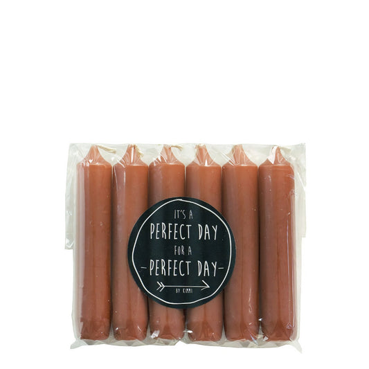 6er Pack Kerzen 12cm | Chestnut