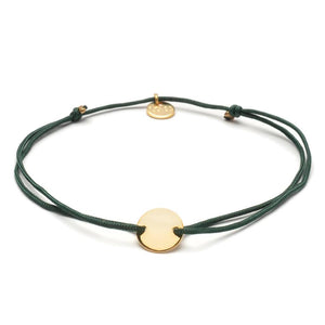 Armband DARLING DISC | gold, Emerald