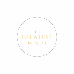 10 Aufkleber -the greatest gift- - interiør butik