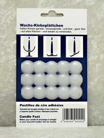 Wachsklebeblättchen